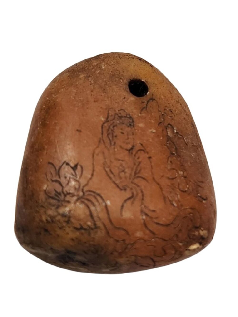 Early 20th Century Chinese Stone Amulet Pendant